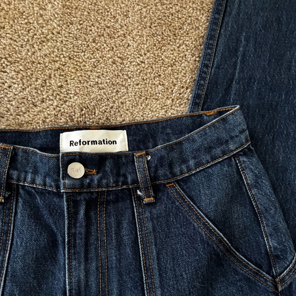 Reformation Painter Jeans Flores Wash - Picture 3 of 4